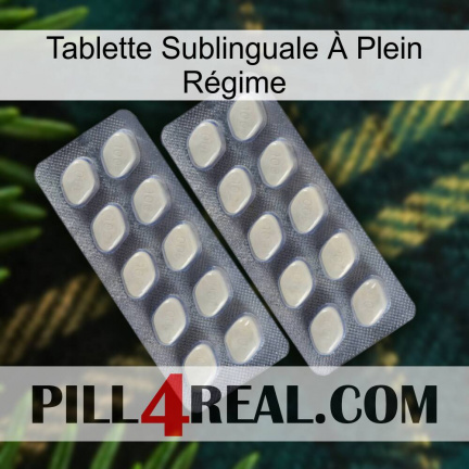 Tablette Sublinguale À Plein Régime 07
